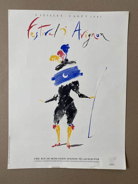 1970 Pablo Picasso Festival D'Avignon Au Palais des Papes Lithograph