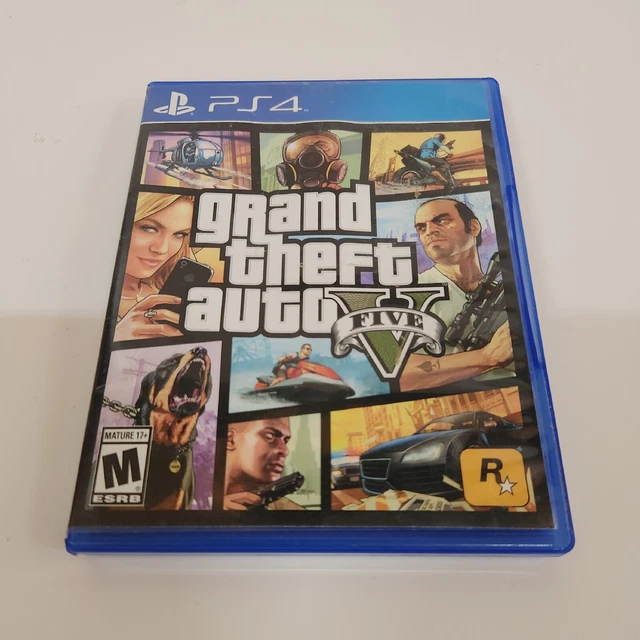 GRAND THEFT AUTO V Complete w/Map Sony PlayStation PS4/PS5 10.90