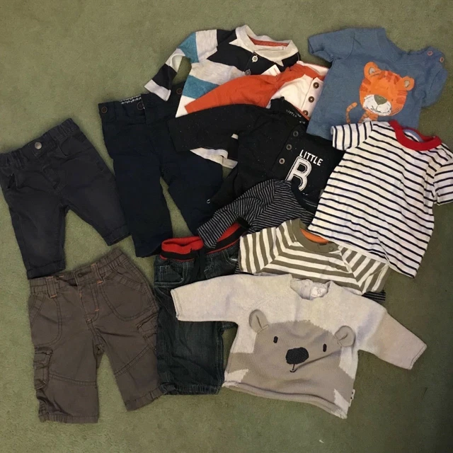 Baby Boy Bundle, 0-3 months - 12 items - Nutmeg, Next, F&F, Bluezoo, George, Tu