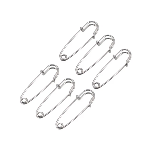30pcs 45mm Premium Sicherheitsnadel Heavy Duty Pin Verschluss mit Nickelbeschich