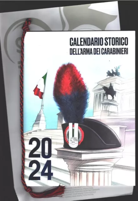 CALENDARIO STORICO ARMA DEI CARABINIERI 2024 Con Busta Originale