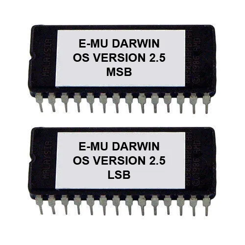 Emu E-MU Darwin OS 2.5 Rétro ROM Eprom Update Chips Set HD Enregistreur