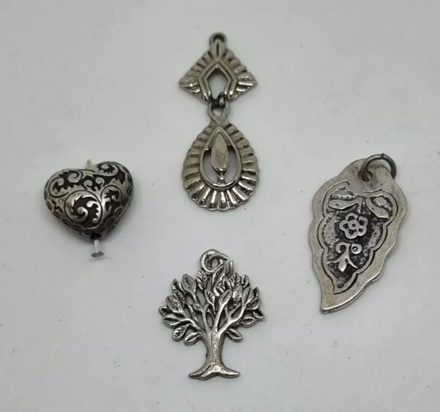 Mixed Vintage Silver Tone Charms