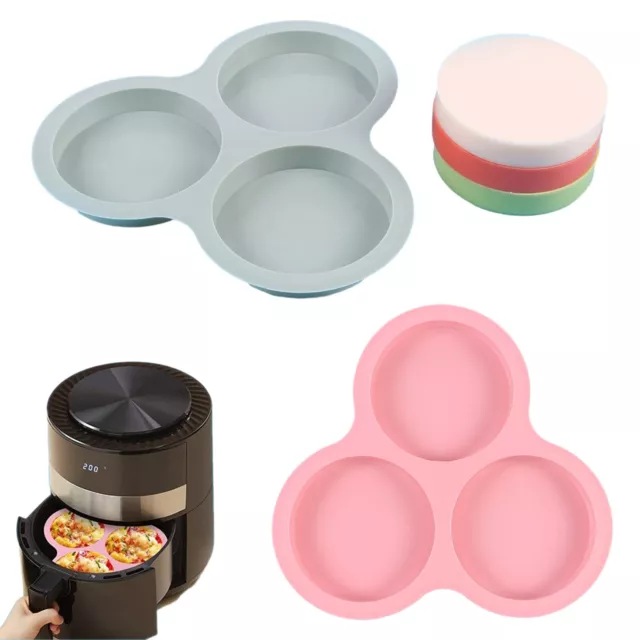 Molde de silicona para muffins panqueques y hamburguesas | Resistente al calor y flexible