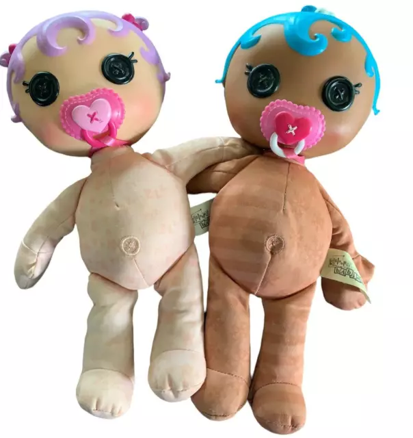 Lalaloopsy Babies 2 BABY Doll Full Size 11" Soft Plush Pacifiers 2013 Lalaloopsy Babies 2 BABY Doll Full Size 11" Soft Plush Pacifiers 2013