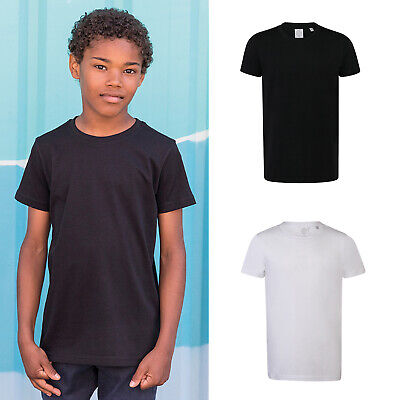 SF Mini Kids Longline Dipped Hem Tee SM258 - Junior Short Sleeve Cotton T-Shirt