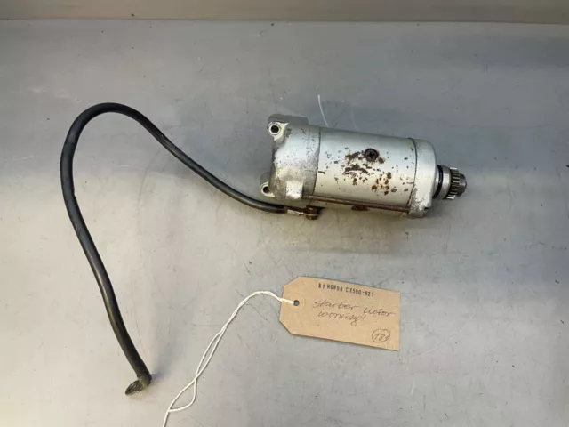 1981 HONDA CX500 CX 500 genuine engine starter motor. Working