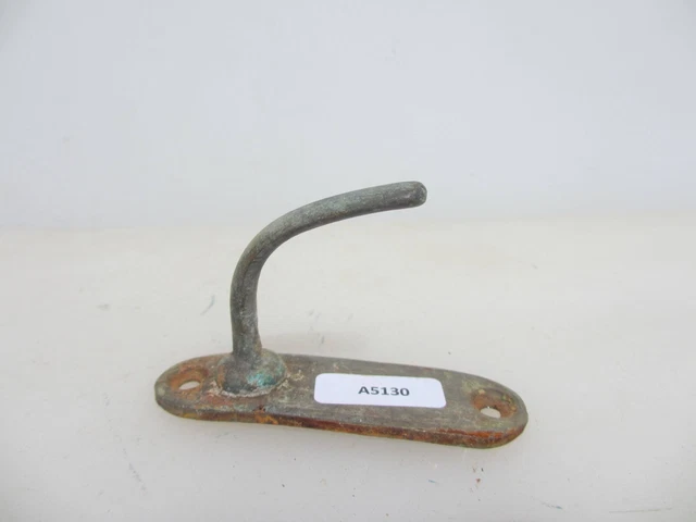 Victorian Brass Blind Tie Back Hook Hanger Bracket Antique Curtain Old Cord x1