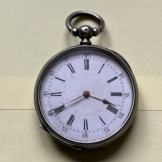 Montre gousset sale ambre