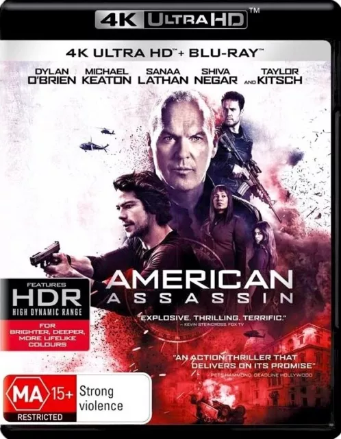 AMERICAN ASSASSIN (BLU-RAY + Digital Copy) (Bl New Blu $20.64