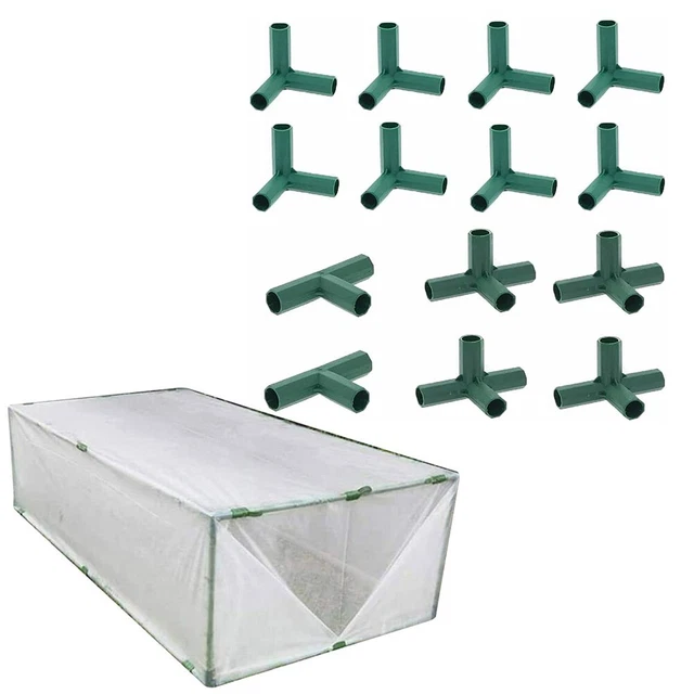 Connecteurs De Serre En Plastique – Lot De 15, Diamètre 16 Mm – 3, 4 Et 5 Voies – Pour Tubes PVC, Bambou