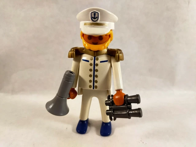 Set PLAYMOBIL Vintage City Life 4511 Amiral Bateau 1994 - Complet Avec Personnages