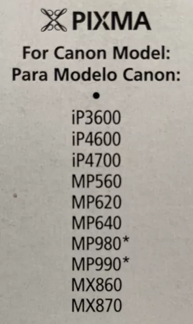 Canon 220 Black & 221 Cyan Magenta Yellow Ink Set PGI-220 CLI-221 2945B020 New 3