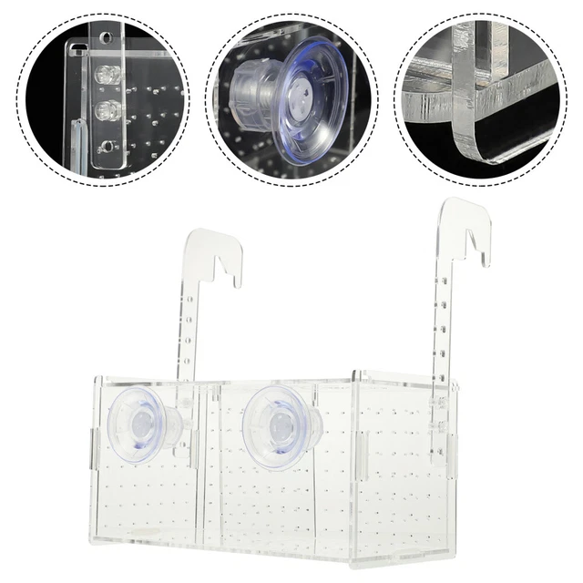 Produktbild von Transparenter Runder 2 In 1 Fischfutterautomatfutterring Aquarium