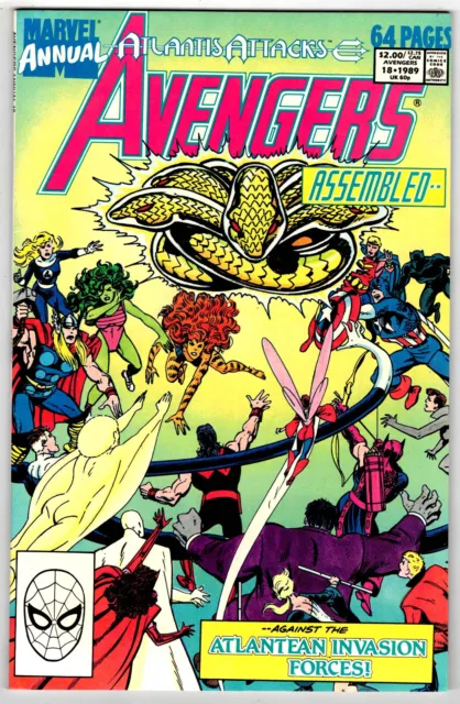 AVENGERS Annual # 18 - 1989 Marvel -  (vf) Atlantis Attacks Part 8    (A)