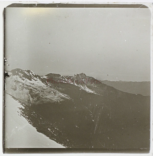Montagne Alpes France Photo Stereo PL59L4n2 Plaque verre 