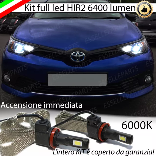 Kit Full Led Hir2 Hir Toyota Auris E18 Lampade Led 6000K No Avaria Luci