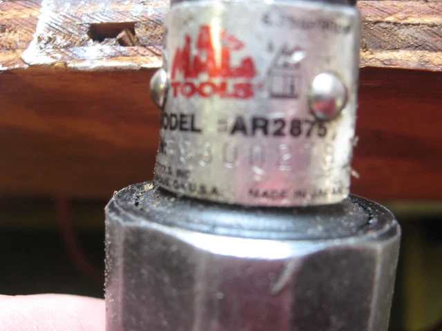 Mac tools AR 2875 mini air ratchet  3/8" drive AR2875 4