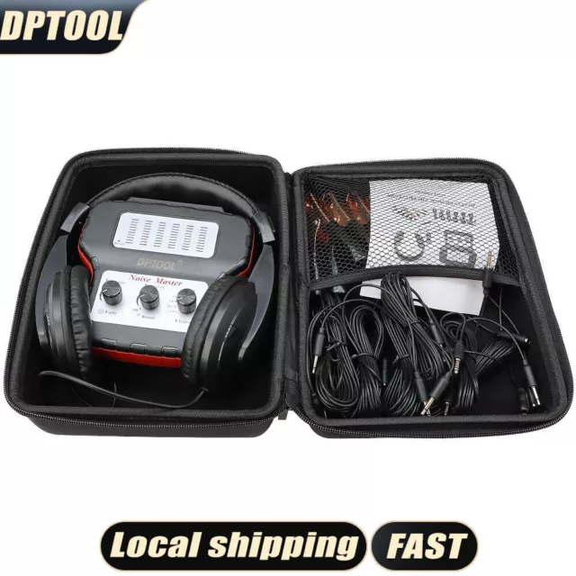 6 Channel Chassis Ears Stethoscope Sound Detector Tool Engine Noises Finder Kit