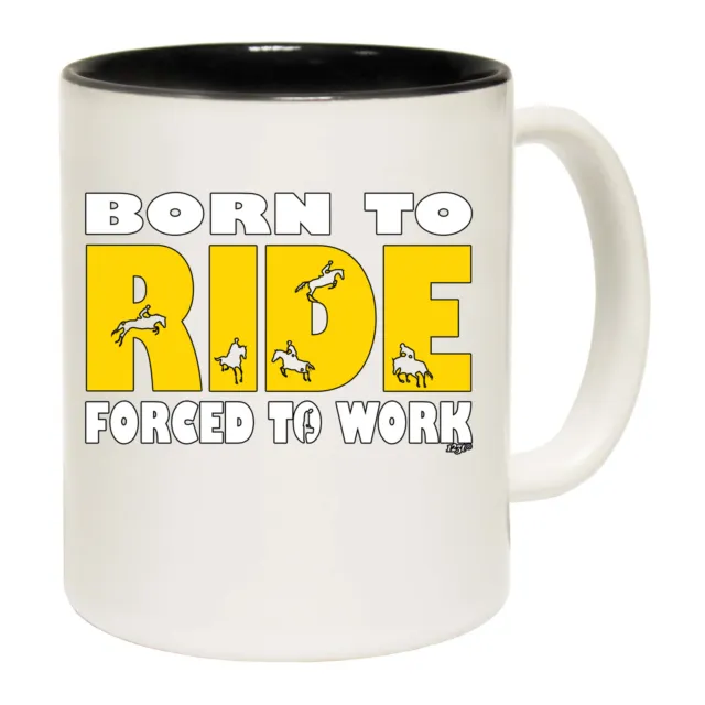 Born To Ride - Funny Novelty Coffee Mug Mugs Cup - Gift Boxed