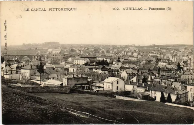 CPA Le Canal Pittoresque AURILLAC Panorama Cantal (101097)