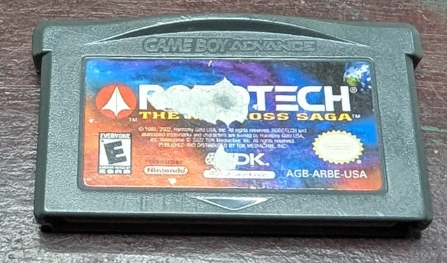AUTÉNTICO GBA ROBOTECH: The Macross Saga Nintendo Game Boy Advance