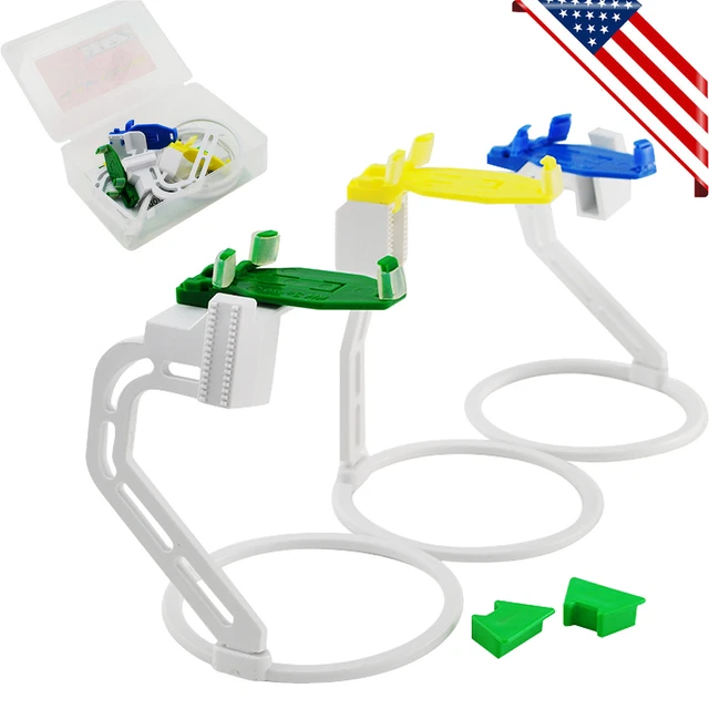 3pcs Dental Oral Plastic X-Ray Film Digital Sensor Positioner Aligner Holders