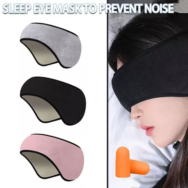 Noise Cancellation Ear Muffs Sleeping Relaxing Blackout Mask Sleep Mask