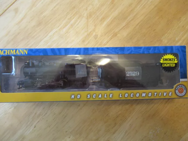 "NEW" in Box HO Scale Bachmann 2-6-2 Prairie Steam Locomotive Santa FE #2129