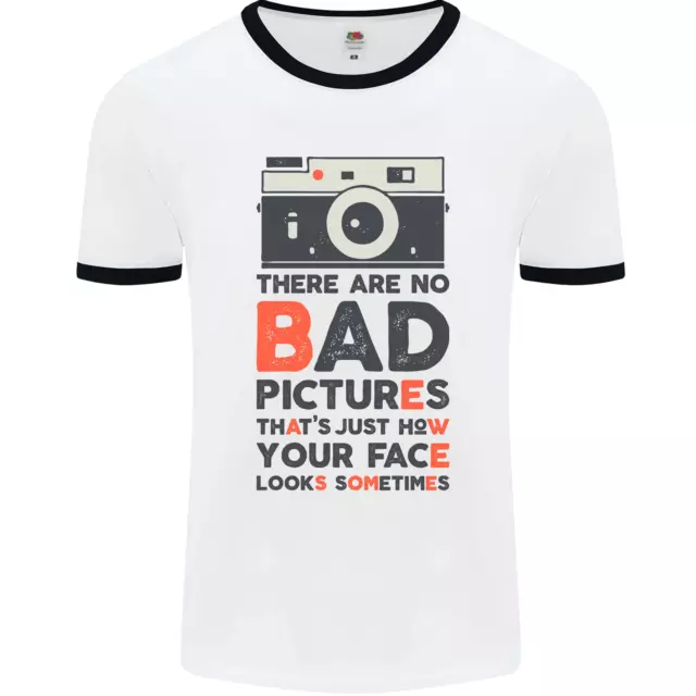 Photography Your Face Funny Photographer Mens Ringer T-Shirt