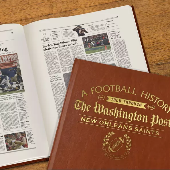 New Orleans Saints NFL American Football Who Dat Zeitung Geschichte Geschenk Fan Buch 3