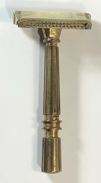 Vintage 1930's Gem Micromatic Safety Single Edge Razor TTO Pat. 1773614 American
