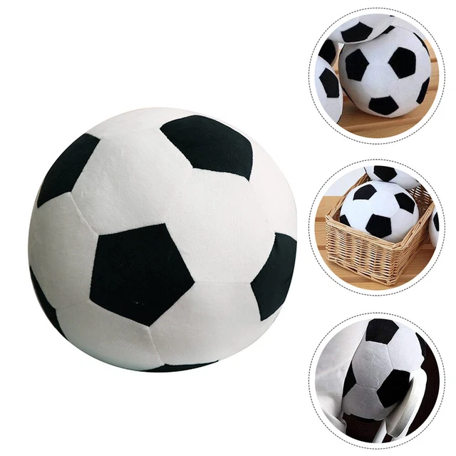 1 pieza peluche creativo en forma de fútbol dibujos animados juguete de fútbol peluche