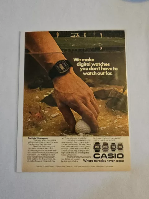 Casio Proof Print Ad, 8x10, (MH925)