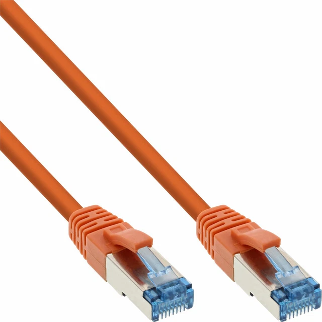 InLine Cavo Patch LAN S/FTP Cat.6 50m – 100% Rame, Gigabit, PoE++, Guaina PVC, Bianco - copertina
