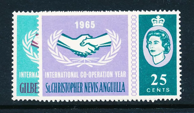 St Christopher Nevis Anguilla 1965 I.c.y. Sg149/50  Mnh