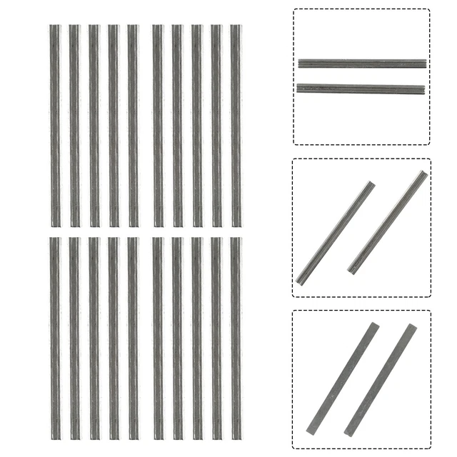 82mm Reversible Planer Blades Pack of 20 Compatible with For MKT Planers