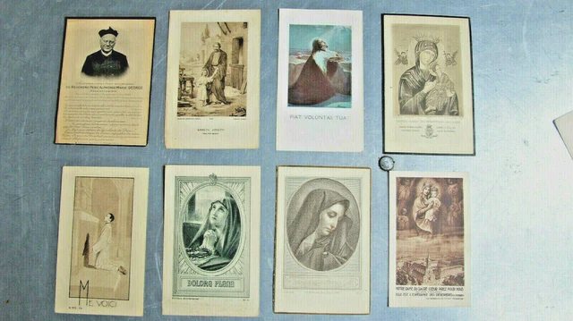 Lot De 40 Images Pieuses Anciennes – Édition Abbaye De Maredret (série AMAR 4)