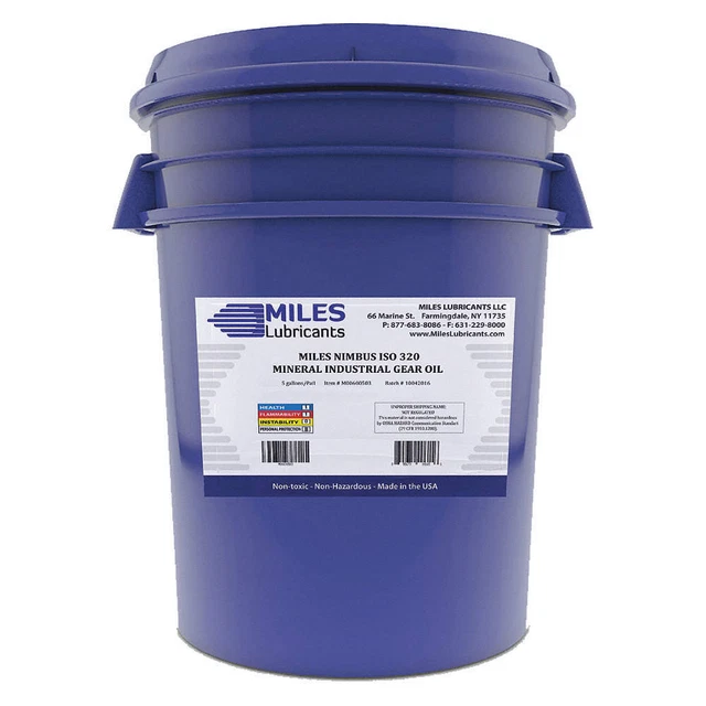 MILES LUBRICANTS M00600503 Gear Oil,Amber,Pail,35 lb.,450 deg.F