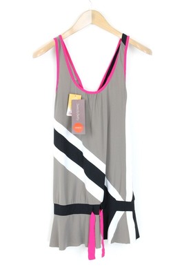 Sweaty Betty Racer Vest X Petit Femmes Haut Magenta Rose sans Manche Léger 