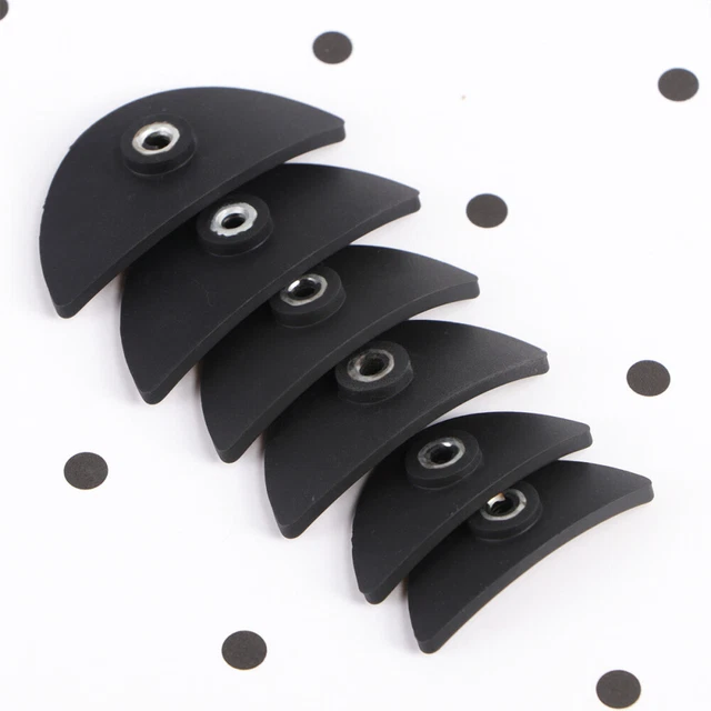 6 pz applicatore ombretto pieghevole per timbri ombretto strumento cristallo