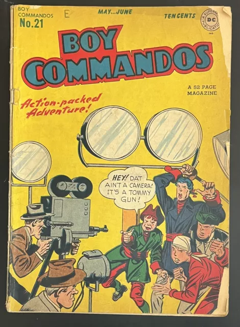 Boy Commandos #21 - DC Comics 1947 - Vintage Collectible 2