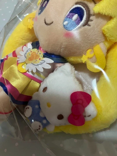 ETERNAL SAILOR MOON Cosmos x Hello Kitty Sanrio mascot holder 8in" Toy ...