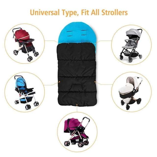 Universal Fußmuff Passform Kinderwagen Buggy Kinderwagen Baby gemütliche Zehen Schürze Futter 2