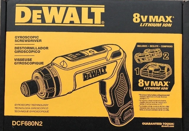 Exmate 2 Pack 8V 1.5Ah Li-ion Replacement Battery Compatible with Dewalt DCB080 DCF680N1 DCF682