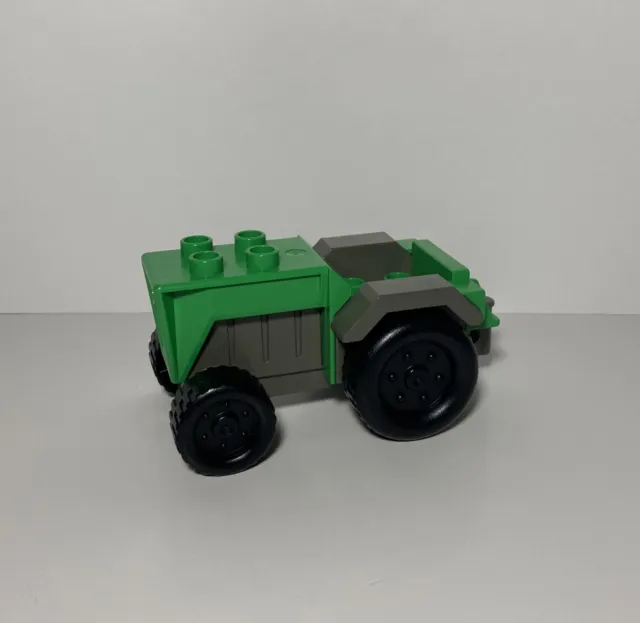 Lego Duplo GREEN FARM TRACTOR RIDING VEHICLE for FARMER Vintage Rare!