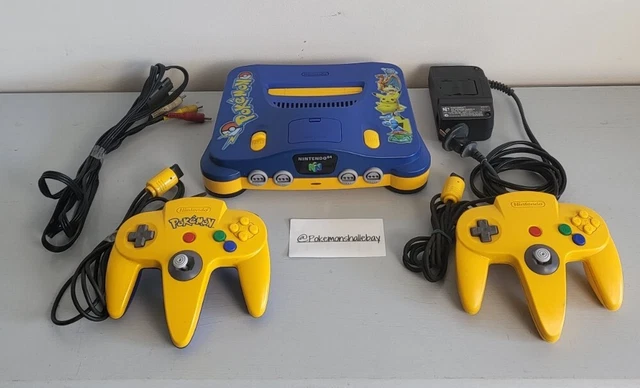 Console Pokemaniac N64 Nintendo 64 Console Pikachu Limited Edition