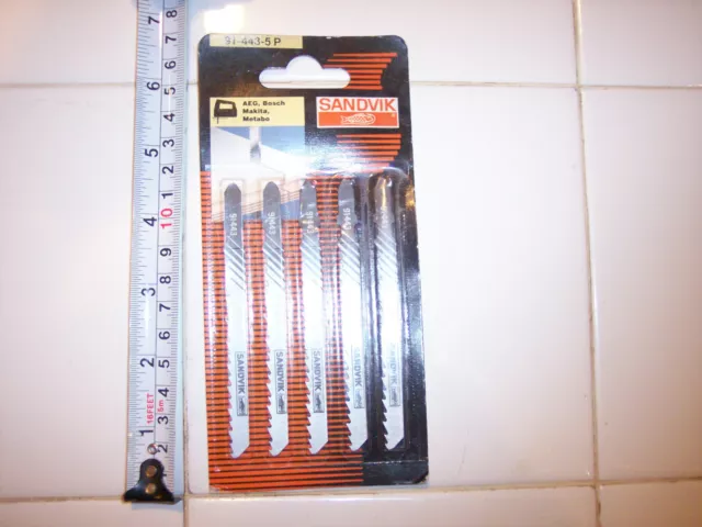 SANDVIK 5in JIGSAW BLADE 91-443-5P for AEG, BOSCH, MAKITA, METABO 5 PAK