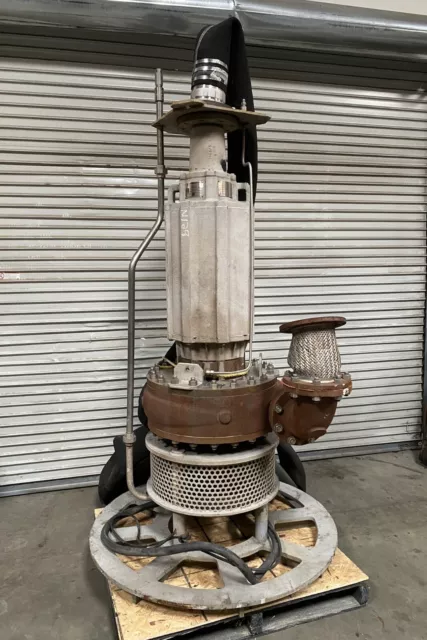 LAWRENCE Vertical Cantilever Submersible Slurry Pump 60HP 1400 GPM 8 x 6 x 22