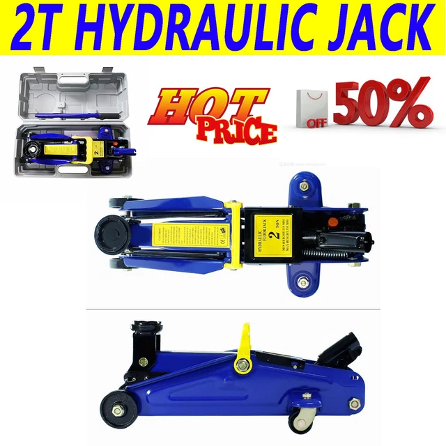2 TON LOW Profile Hydraulic Floor Trolley Jack Car Van Garage Lift